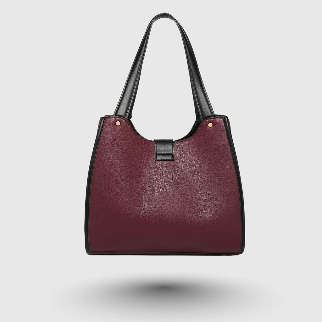 DENICE MAROON EMPORIO TOTE BAG