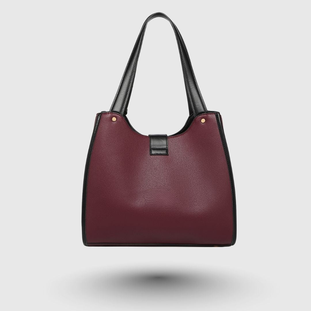 DENICE MAROON EMPORIO TOTE BAG