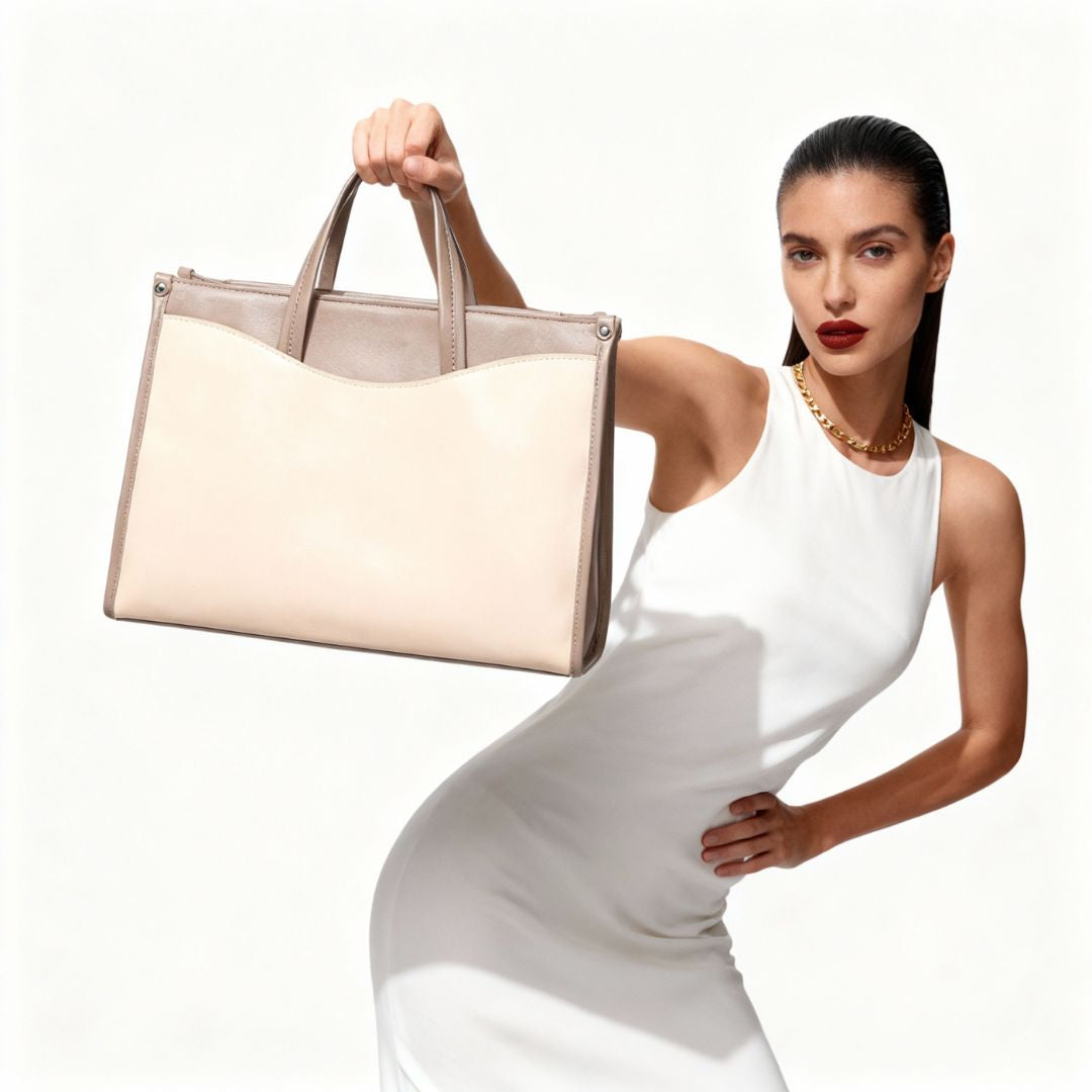 EMPORIO OFF WHITE BROOKE TOTE BAG