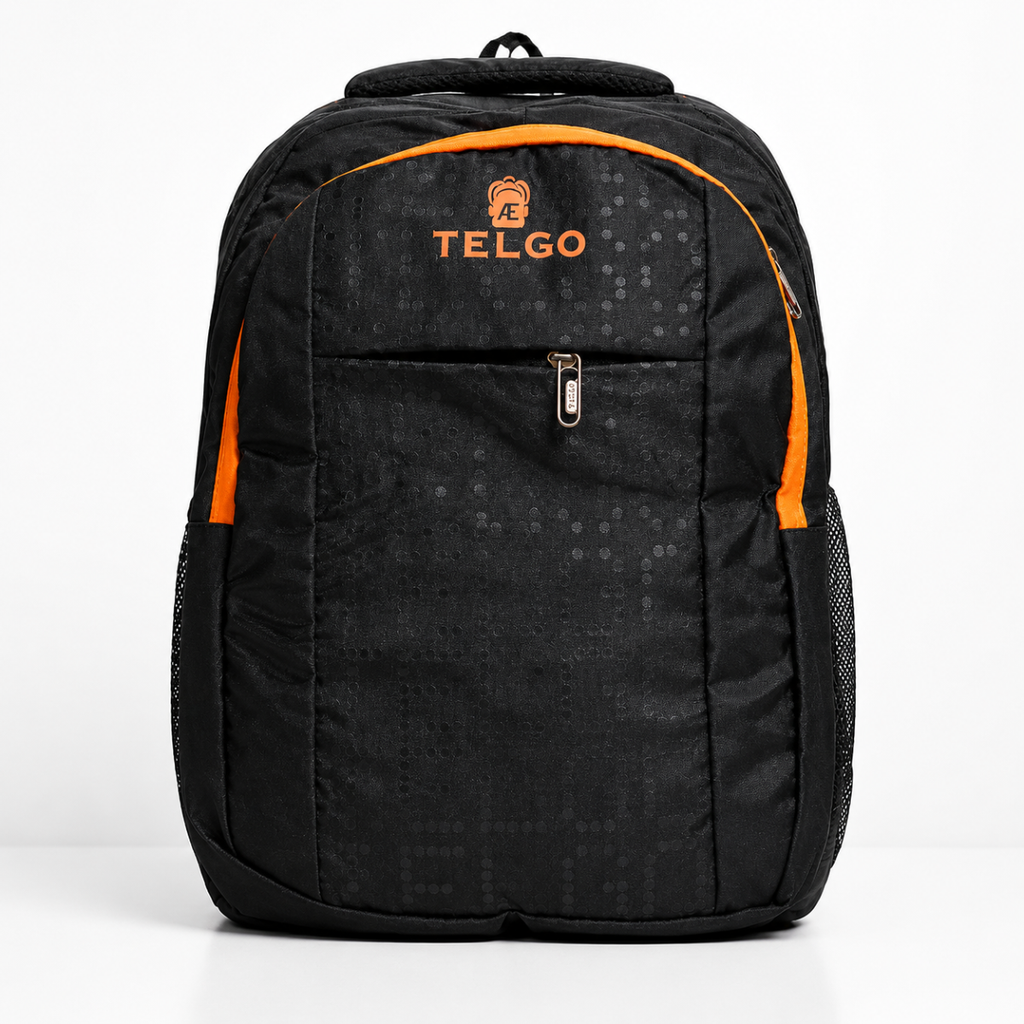 TELGO Multipurpose Black Backpack for Office, School & Travel