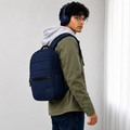 Telgo Stylish Navy Blue Backpack for Men & Women