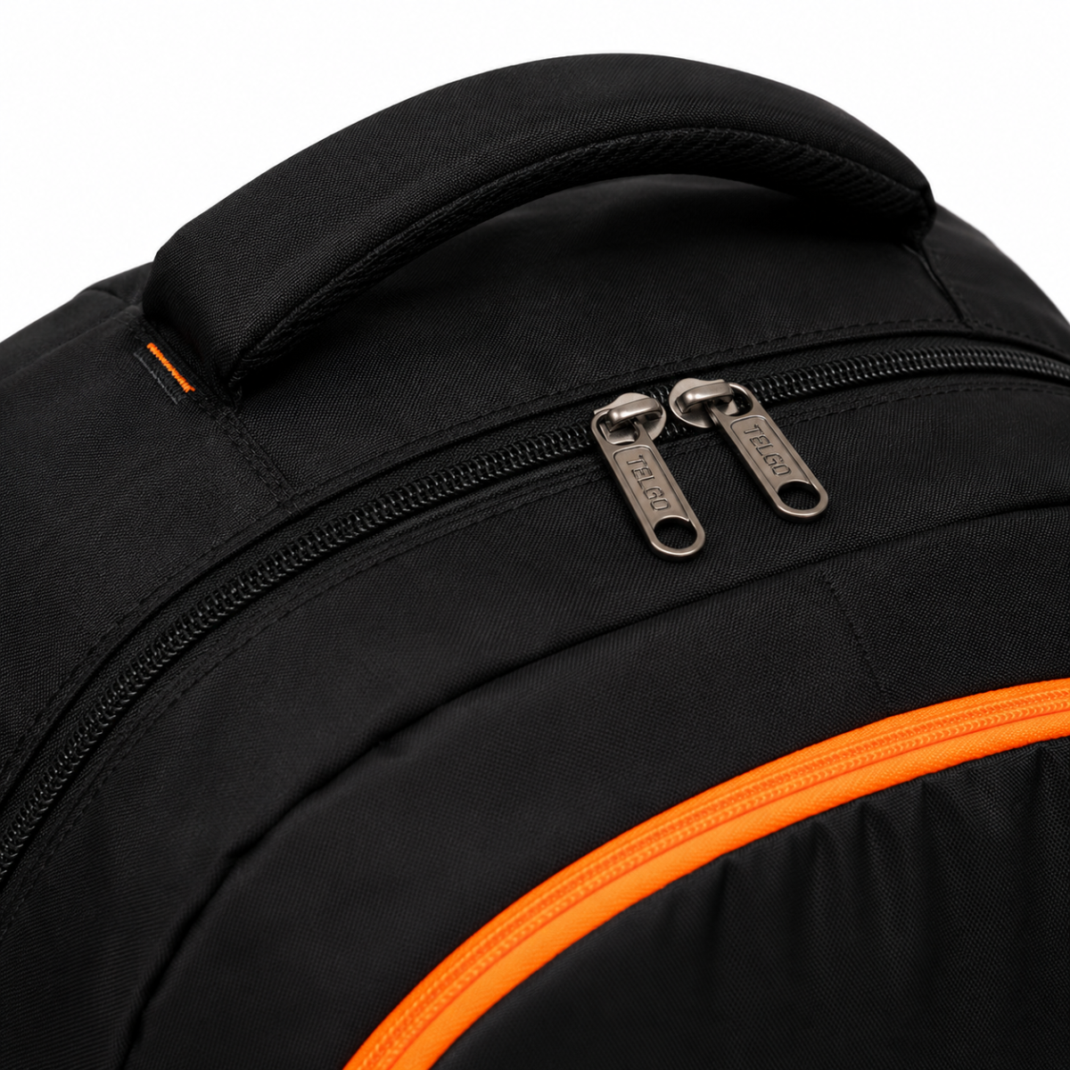 Trendy Telgo Stylish Orange Printed Backpack
