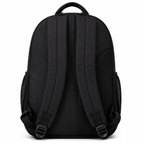 Telgo Lightweight Black Backpack with Yellow Accents