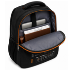 Trendy Telgo Stylish Orange Printed Backpack