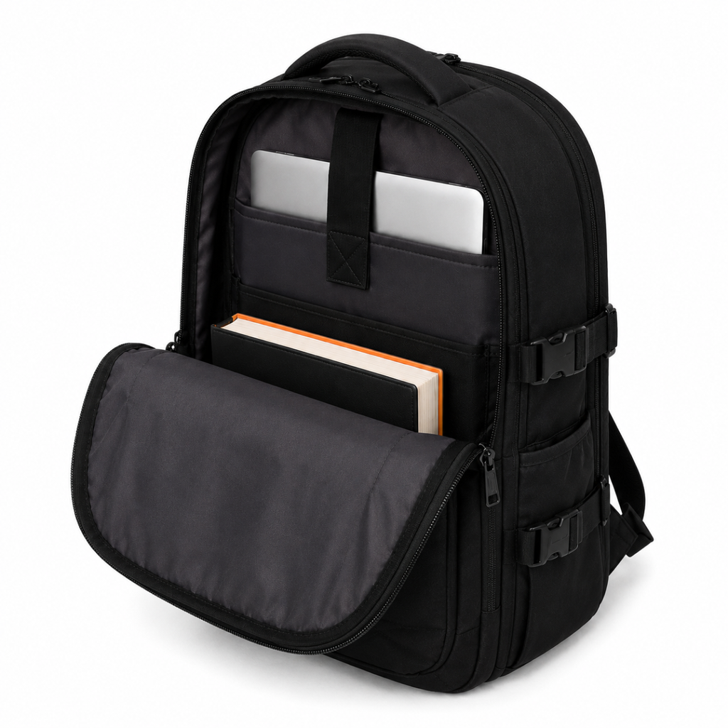 TELGO Multipurpose Black Laptop Backpack