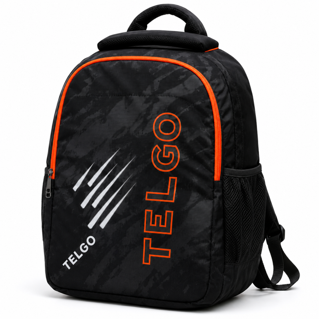 Telgo Sports Design Black Casual Backpack