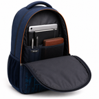 TELGO Multipurpose Navy Blue Backpack for Office, School & Travel